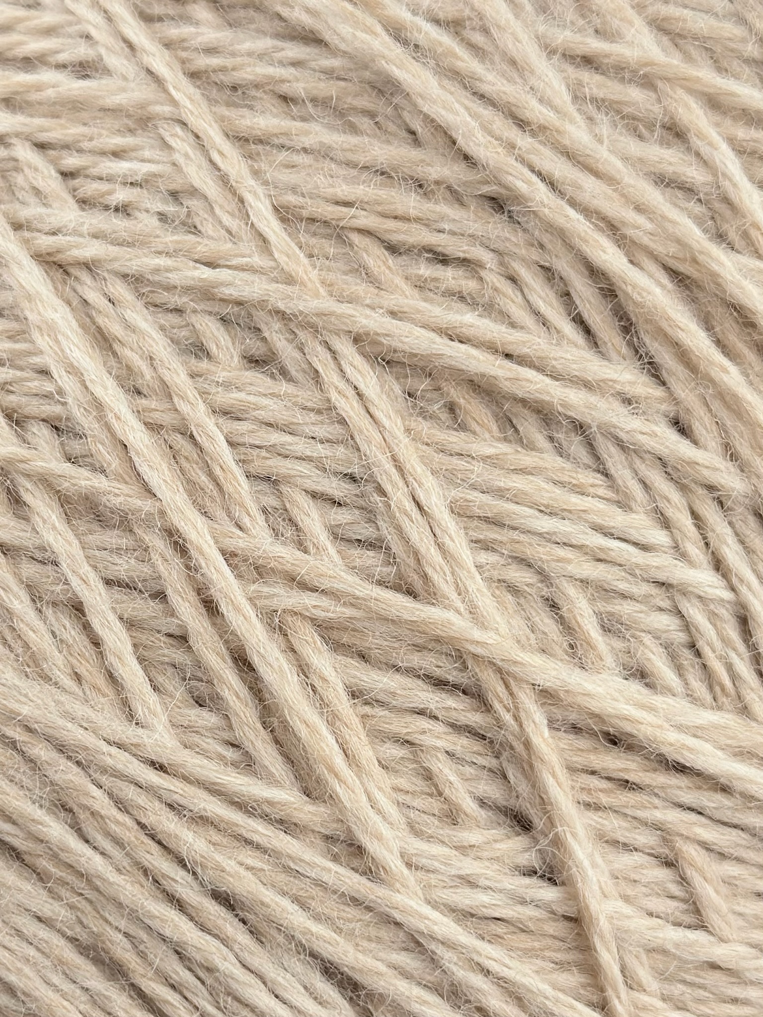 Di.Vè Norwaywool Nm 3/5 – Fil en 100 % laine col. Beige clair mélange photo 3